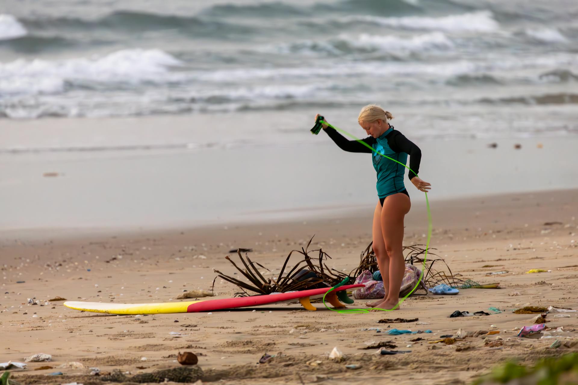 Sand and surf
